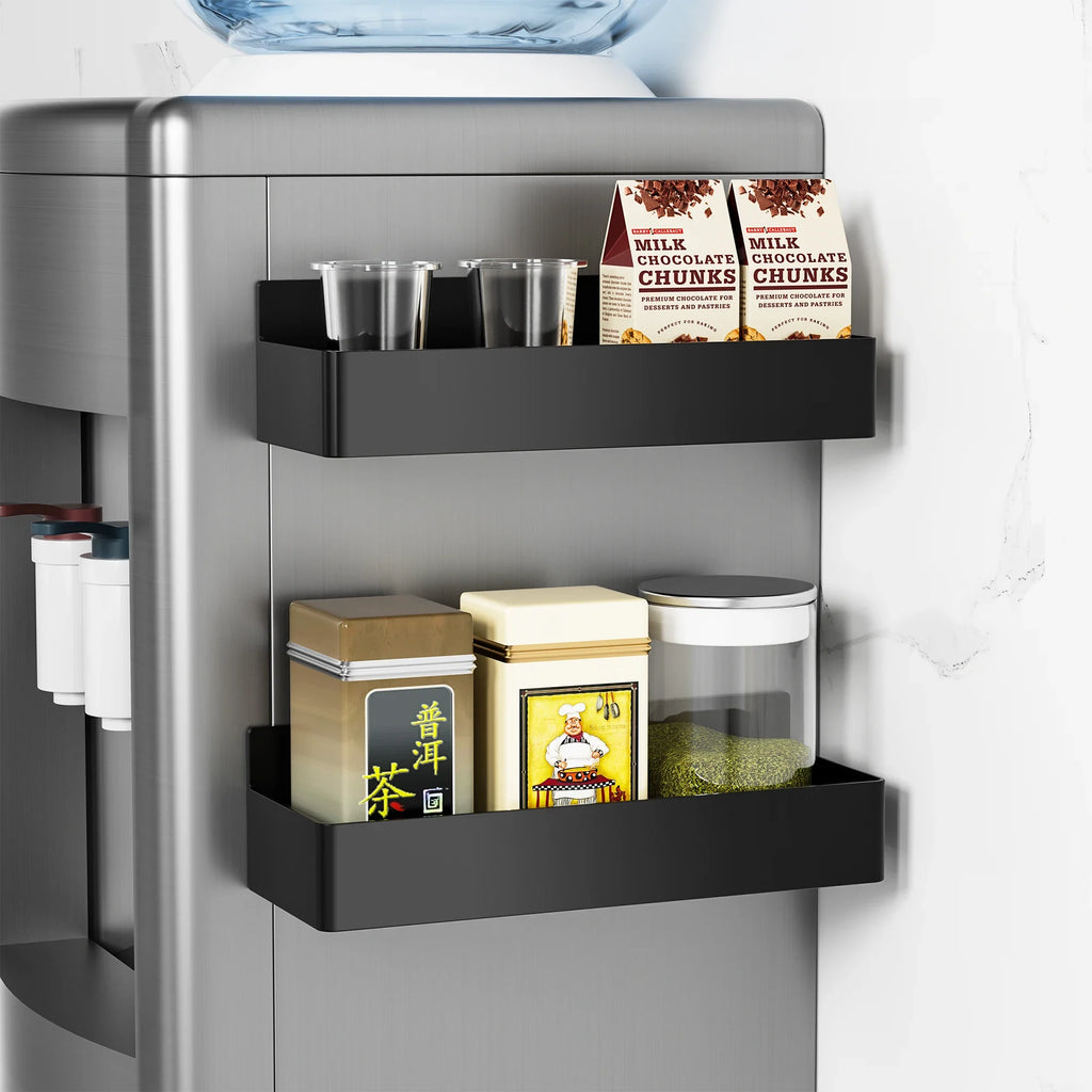 Estante Magnético sin Taladro (Pack de 2) – Organizador para Cocina y Nevera