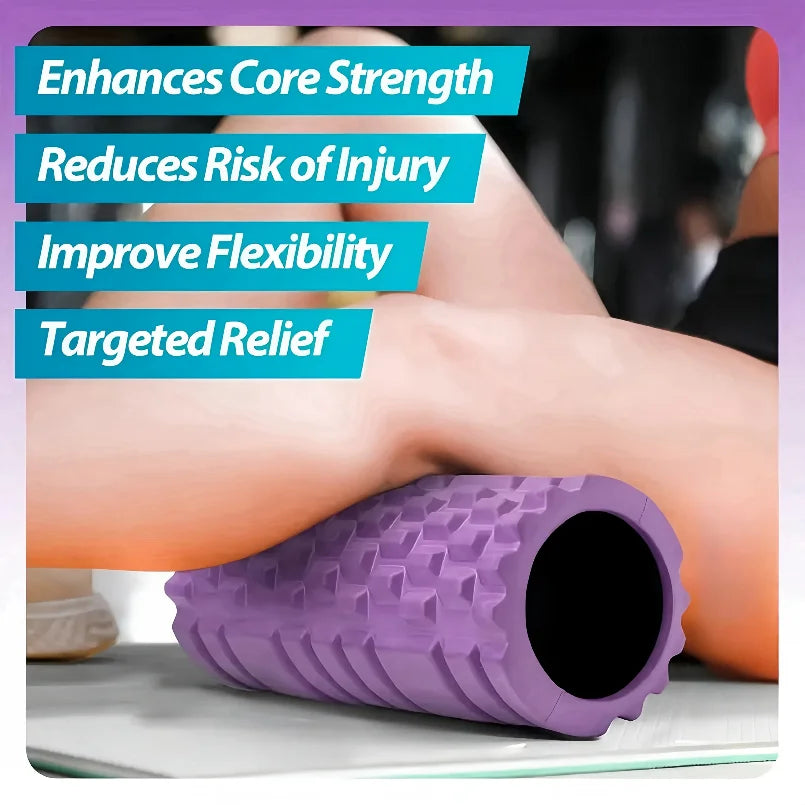 Rodillo de Espuma EVA 30 cm – Foam Roller para Espalda, Piernas y Estiramientos