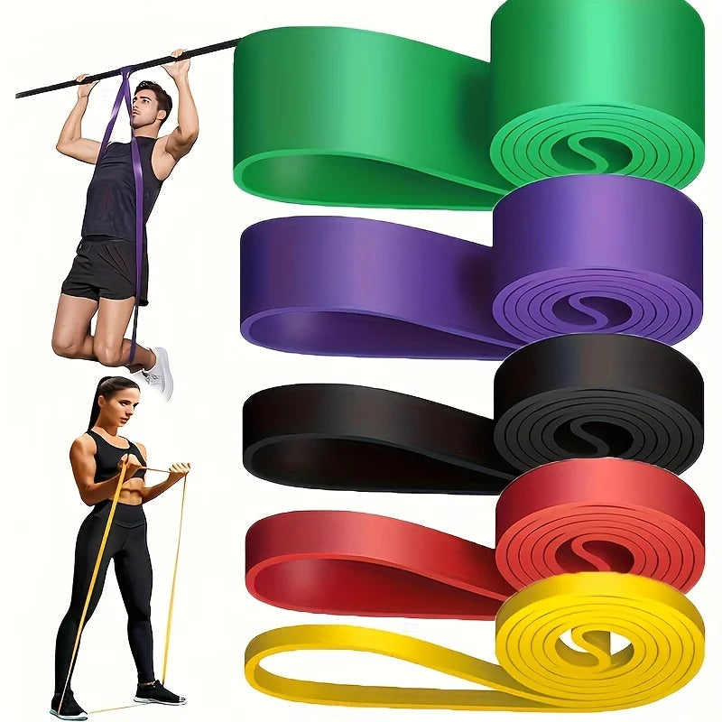Set de bandas elásticas con correas para dominadas y piernas