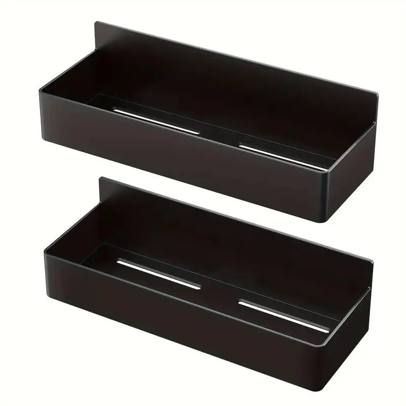 Estante Magnético sin Taladro (Pack de 2) – Organizador para Cocina y Nevera