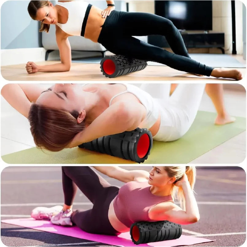 Rodillo de Espuma EVA 30 cm – Foam Roller para Espalda, Piernas y Estiramientos